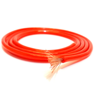 CABO AUTO 21 MM VERMELHO PARA SOM ROLO 5METROS