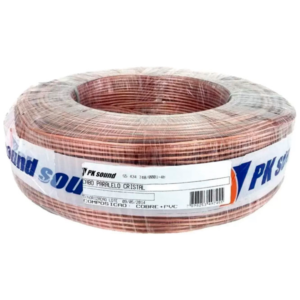 CABO PARALELO CRISTAL 2X1,50MM ROLO COM 50 METROS