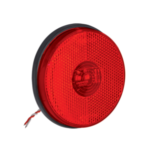 LANTERNA LATERAL RANDON ATÉ 2000 LED 12/24V SEM SUPORTE VERMELHO MODELO MAIOR
