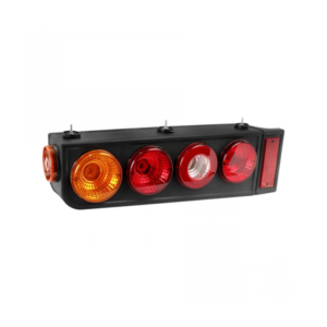 LANTERNA CONJUNTO RANDON 2000 LED COM ABA MODELO METALIZADA LADO ESQUERDO