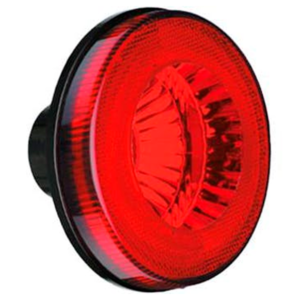 LANTERNA TRASEIRA 125MM COM RETRORREFLEOR VERMELHA