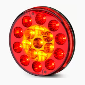 LANTERNA TRASEIRA MULTIFUNÇÃO LED 135MM POSIÇÃO FREIO DIRECIONAL BIVOLT