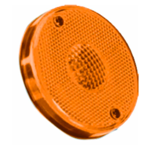 LANTERNA TRASEIRA LED 125MM AMBAR 24V