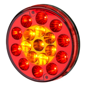 LANTERNA TRASEIRA EURO LED 24V VERSÃO A VERMELHO LUZ DE POSIÇÃO E FREIO