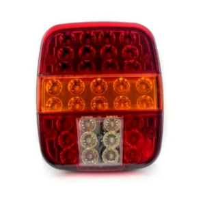 LANTERNA TRASEIRA FORD VOLKSWAGEN MARMITÃO LED SEM VIGIA TRICOLOR 12V E 24V