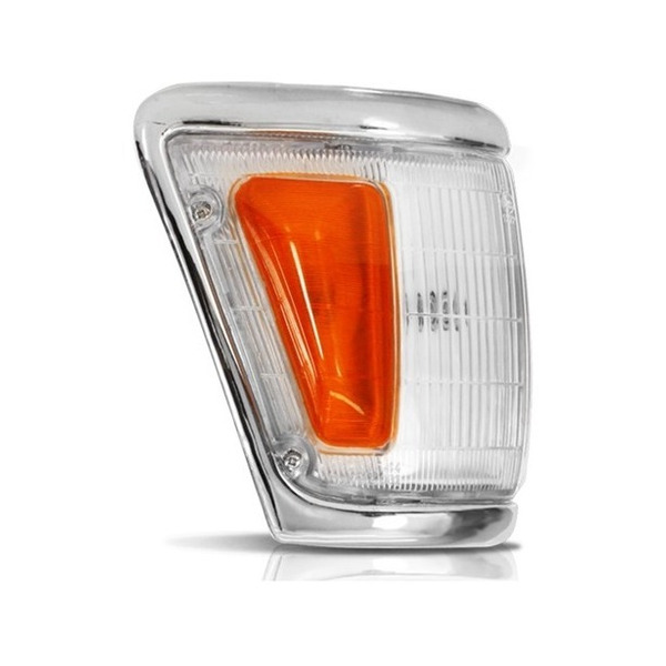 LANTERNA DIANTEIRA HILUX SRS 4X2 1992 ATÉ 2001 CROMADA ARO LARGO LADO DIREITO