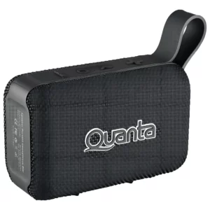 CAIXA* SOM PORTATIL QUANTA 8W USB/AUXILIAR/BLUETOOTH V 5.4 PRETA